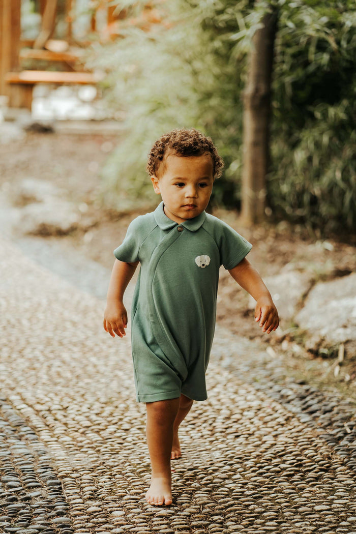 Donsje Adriaen Playsuit | Golden Retriever | Green Bay