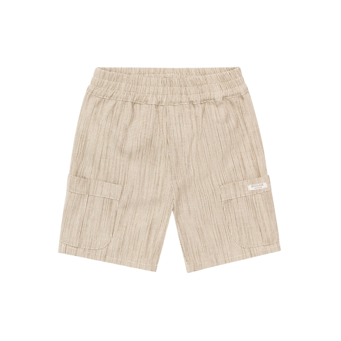 donsje Aleid Shorts | Sesame - White Striped