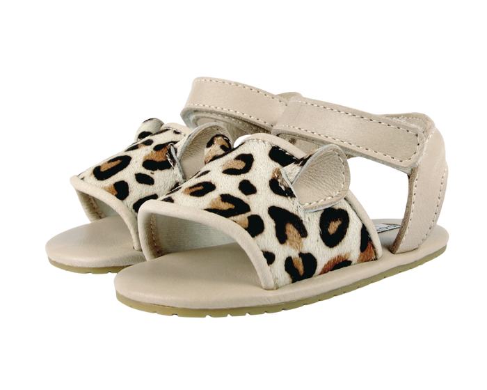 donsje Alina Sandals | Leopard | Ivory Classic Leather