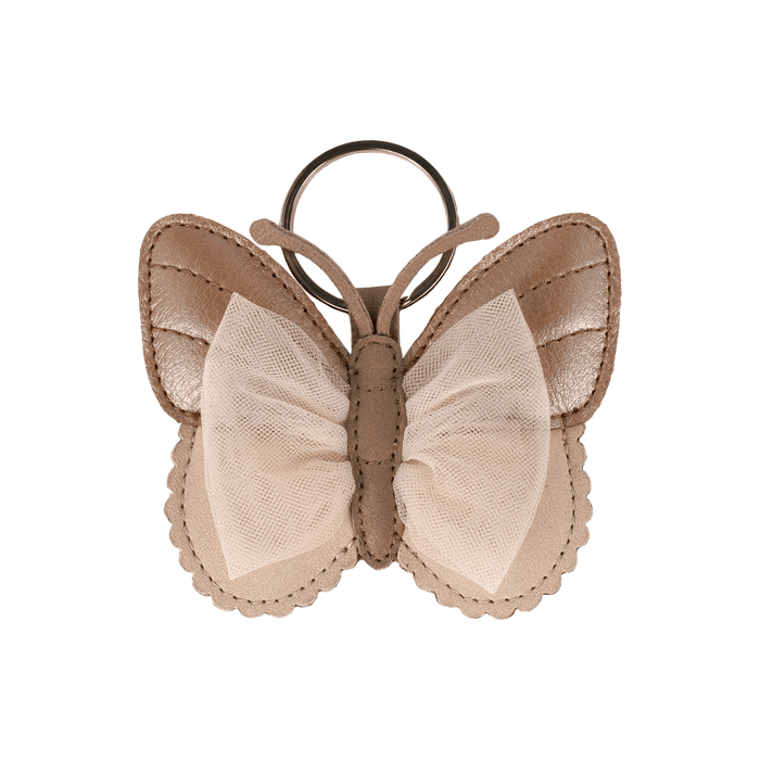 donsje Alja Chain | Vlinder | Clay Metallic Leather