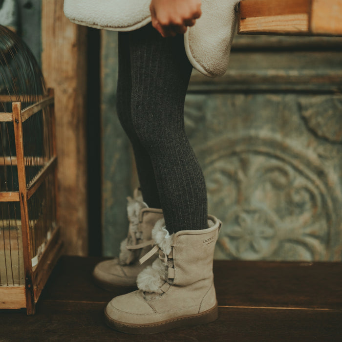 Donsje Aly Tights | Dark Grey Melange