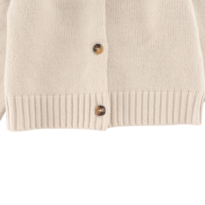 Donsje Amynda Merino Wool Cardigan | Soft Sand