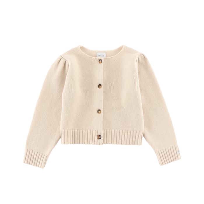 donsje Amynda Merino Wool Cardigan | Soft Sand
