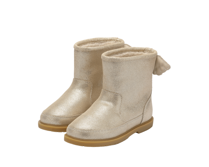 Donsje Angela Boots | Wings | Silver Metallic Leather