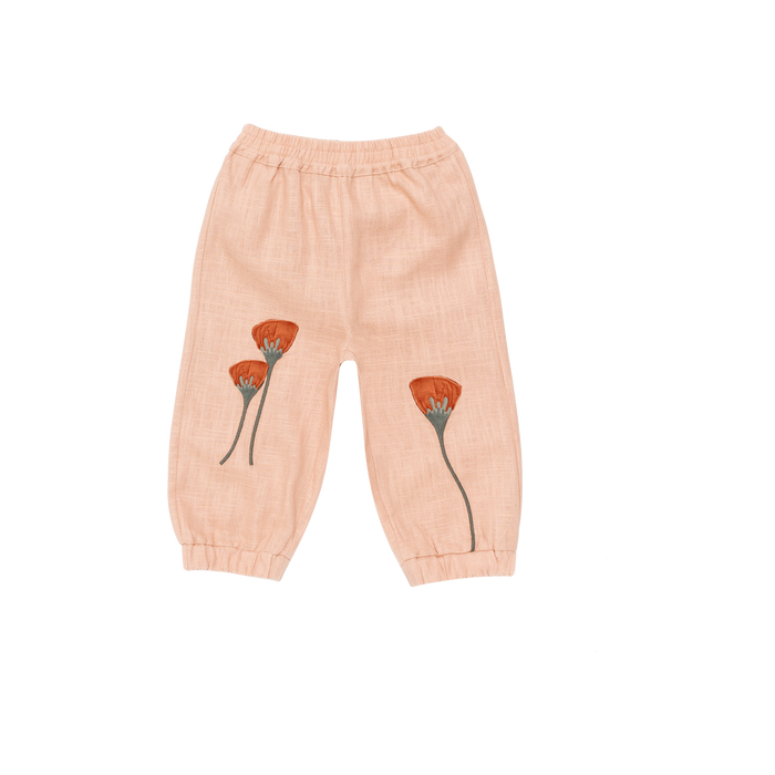 donsje Anje Linen Trousers | Poppy | Cloudy Rose