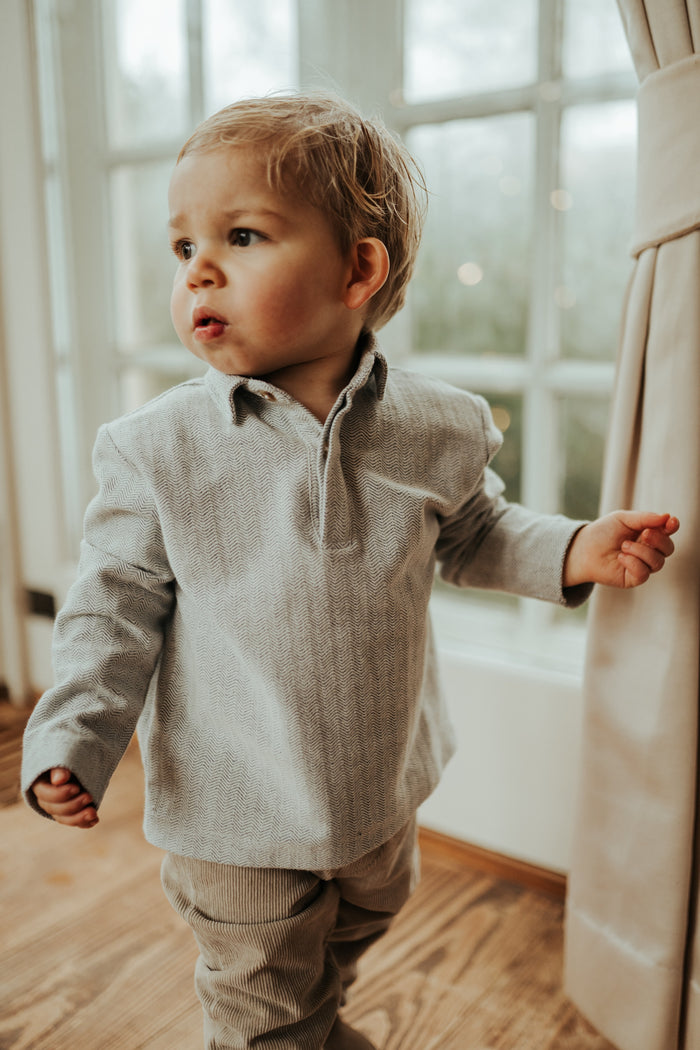 Donsje Bartus Shirt | White Sand Melange