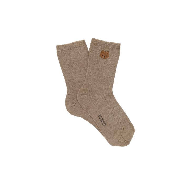 donsje Bell Socks | Bear | Dusty Green