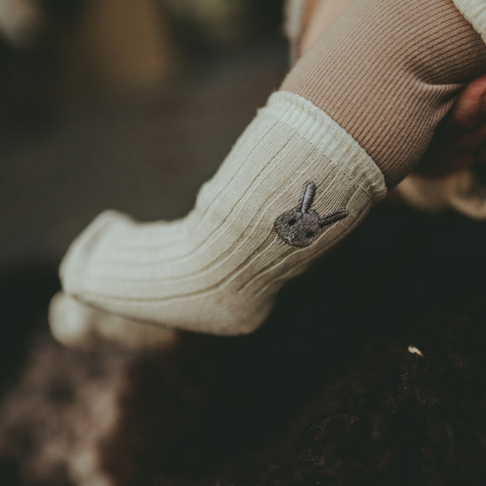 Donsje Bell Socks | Bunny | Warm White