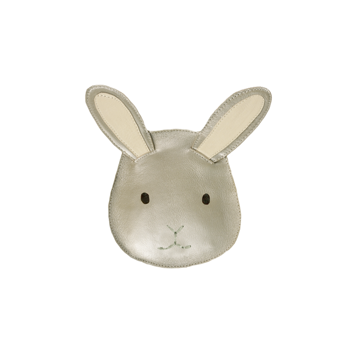donsje Blinc Clip | Bunny | Champagne Metallic Leather