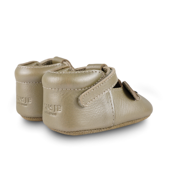 Donsje Blinc Shoes | Bear | Champagne Metallic Leather