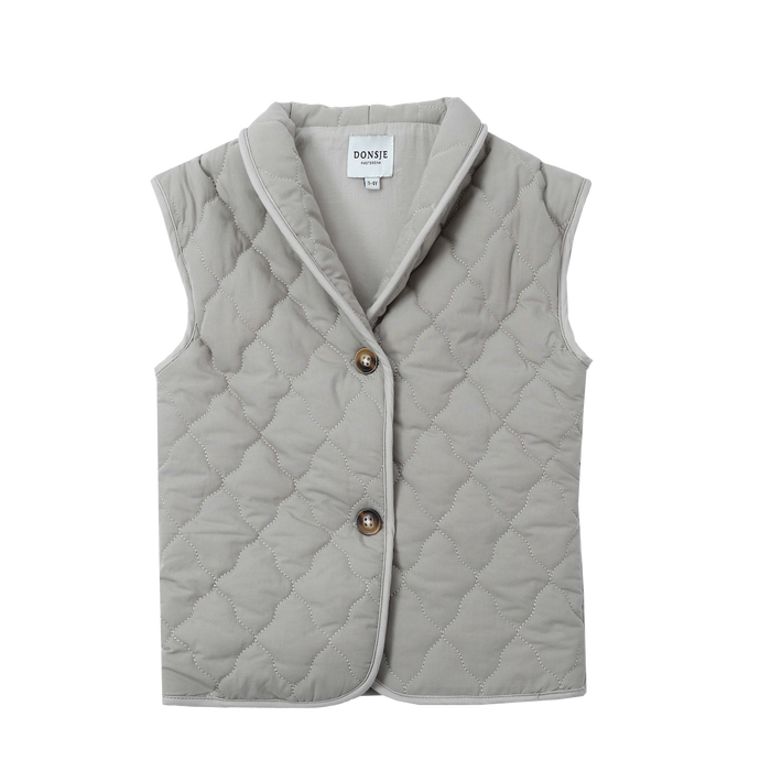 donsje Blom Gilet | Stone Grey