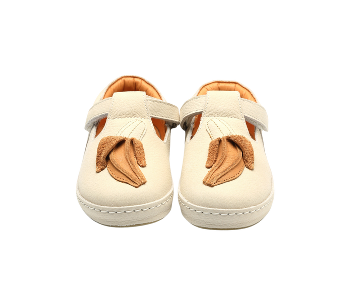 Donsje Bowi Shoes | Banana | Cream Betting Leather