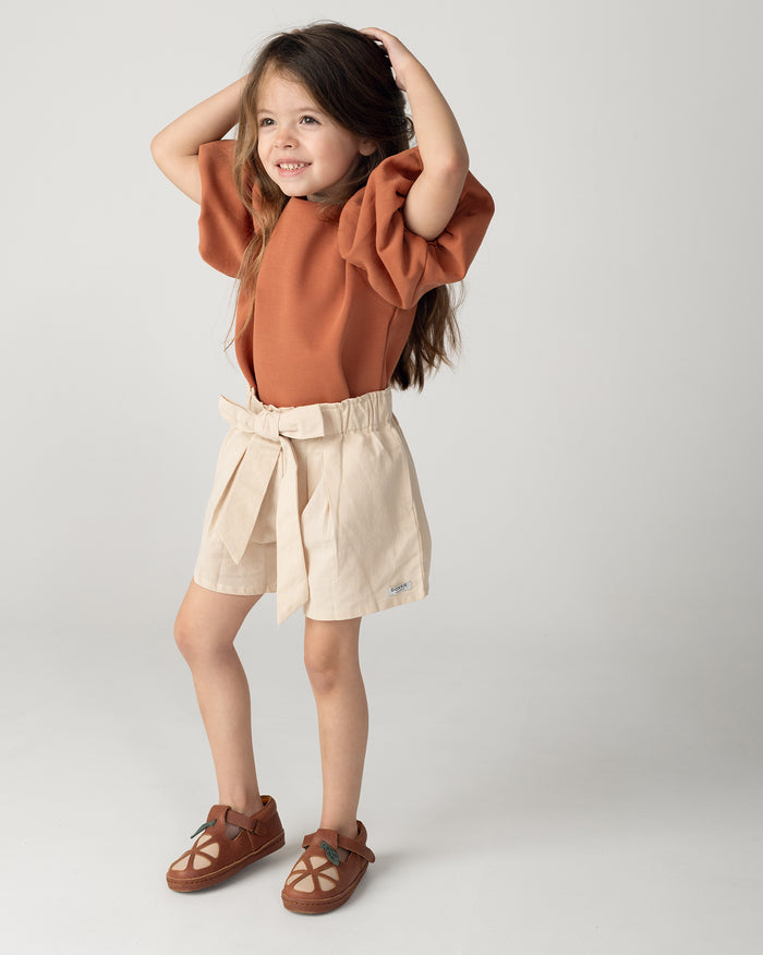 Donsje Bowi Shoes | Grapefruit | Walnut Leather