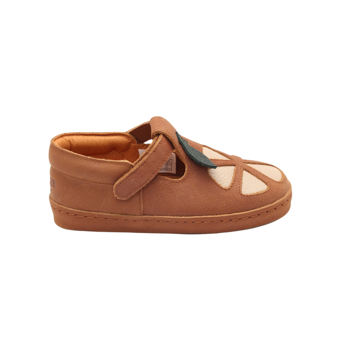 Donsje Bowi Shoes | Grapefruit | Walnut Leather