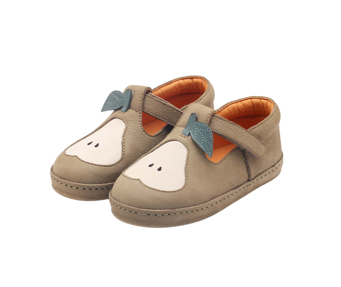 donsje Bowi Shoes | Pear | Sage Betting Leather