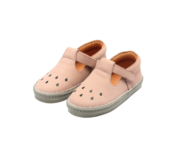 donsje Bowi Shoes | Watermelon | Coral Betting Leather