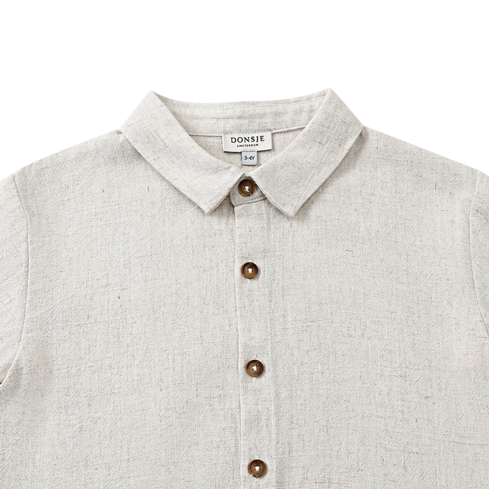 Donsje Brammie Shirt | Warm White Melange