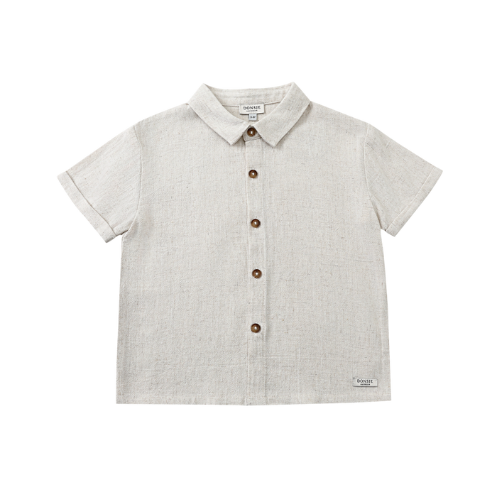 donsje Brammie Shirt | Warm White Melange