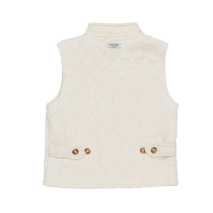 Donsje Brieck Waistcoat | Warm White