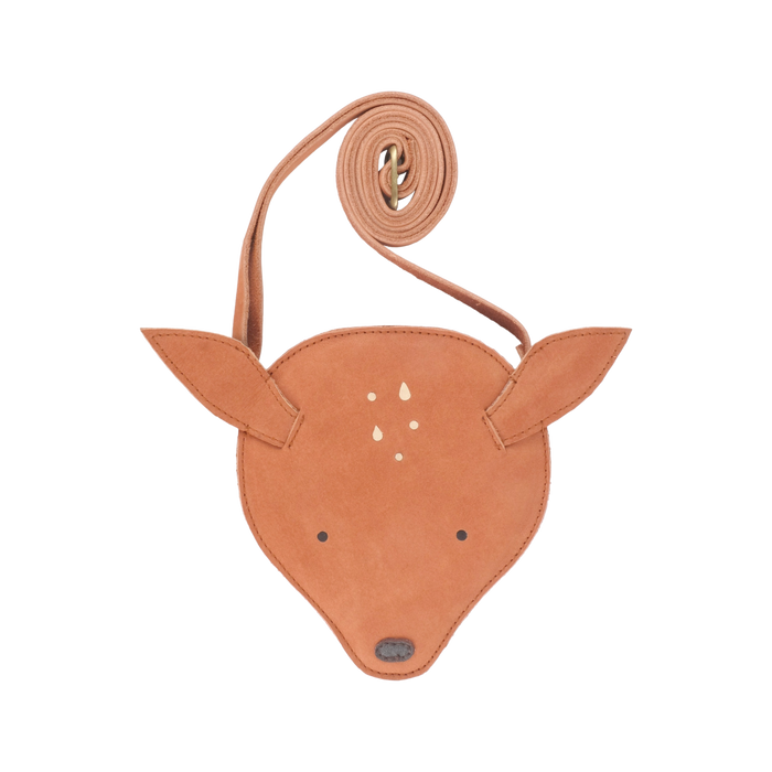Donsje Britta Classic Purse | Deer | Walnut Nubuck