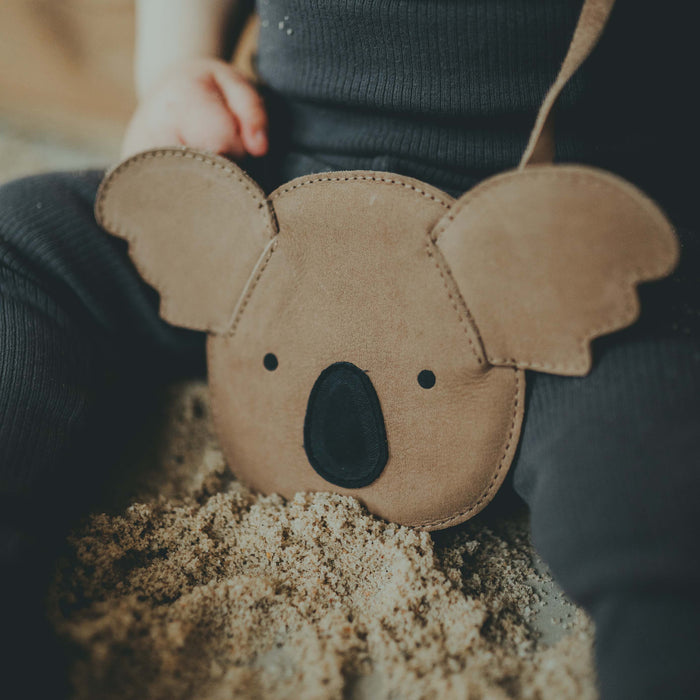 Donsje Britta Classic Purse | Koala | Truffle Nubuck