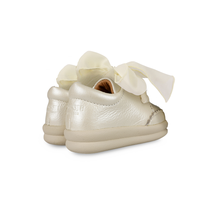 Donsje Brookli Sneakers | Off White Metallic Leather