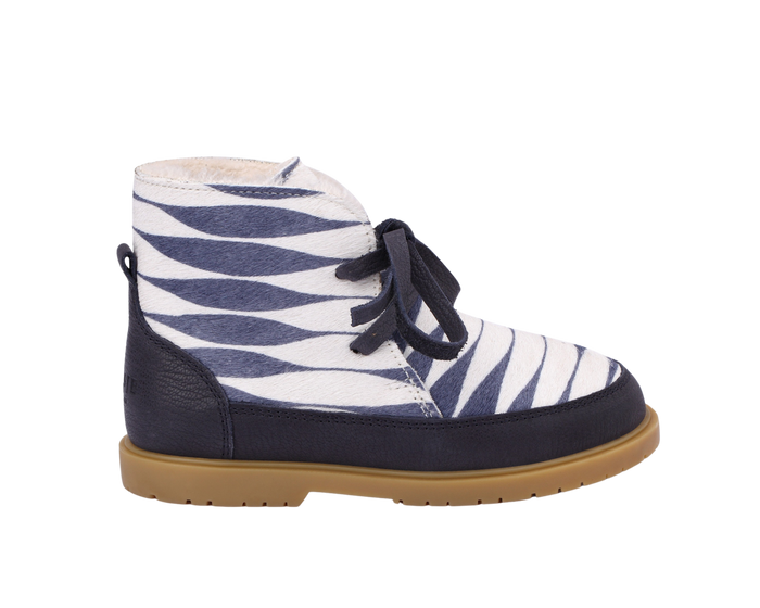 Donsje Buddy Exclusive Boots | Blue Striped Cow Hair