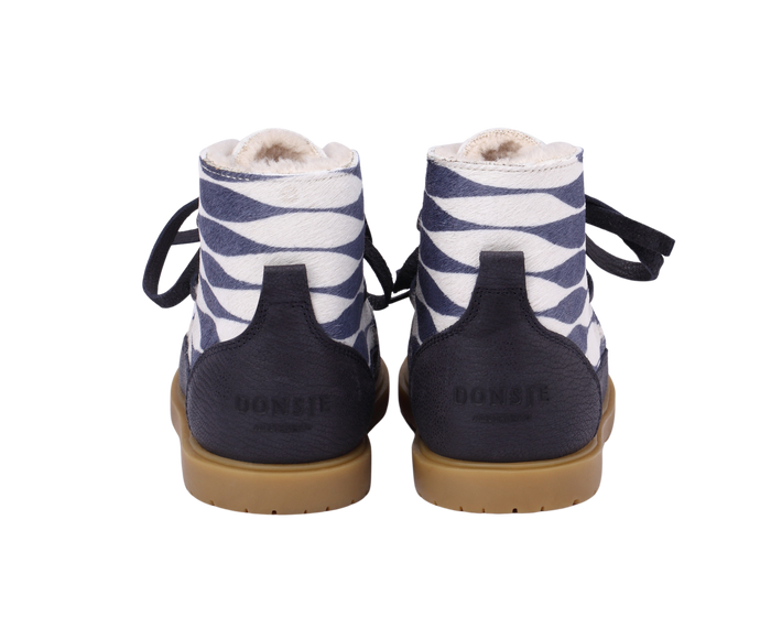 Donsje Buddy Exclusive Boots | Blue Striped Cow Hair