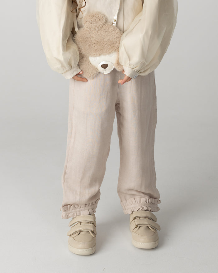 Donsje Buriffe Trousers | White Almond