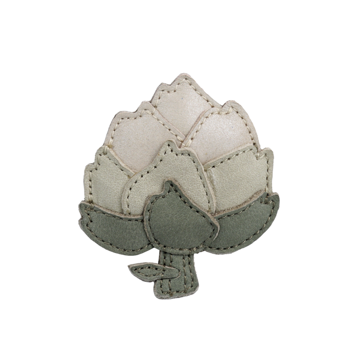 donsje Busi Clip | Artichoke | Stone Nubuck