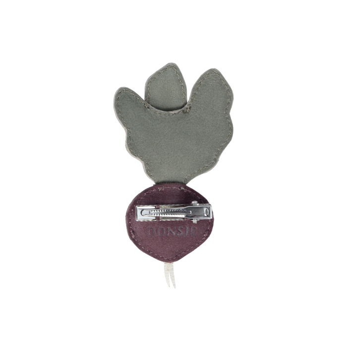 Donsje Busi Clip | Radish | Berry Red Nubuck