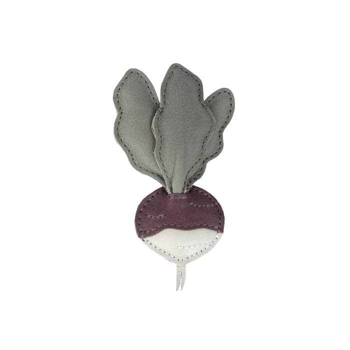 donsje Busi Clip | Radish | Berry Red Nubuck