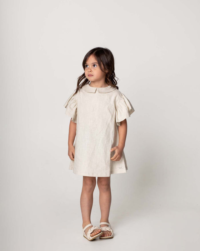Donsje Capucine Linen Dress | Soft Sand