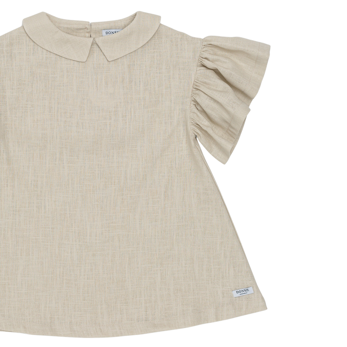 Donsje Capucine Linen Dress | Soft Sand