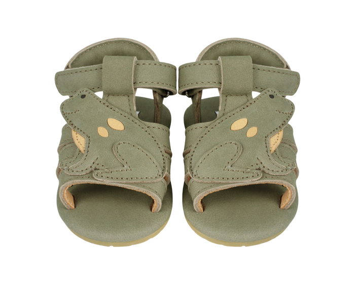 donsje Cargot Sandals | Frog | Stone Nubuck