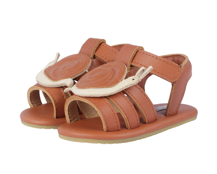 donsje Cargot Sandals | Snail | Maple Leather
