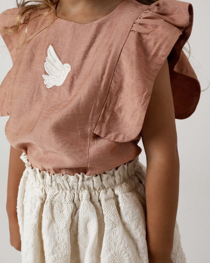 Donsje Cathi Top | Dove | Cloudy Rose