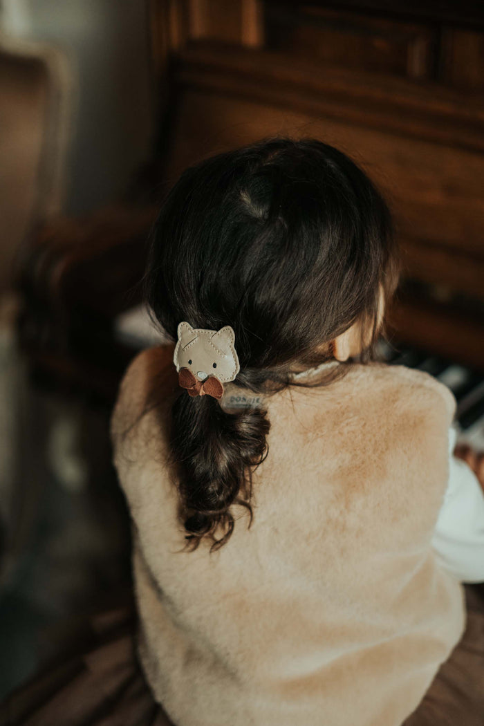 Donsje Ceesie Clip | Cat | Powder Metallic Nubuck