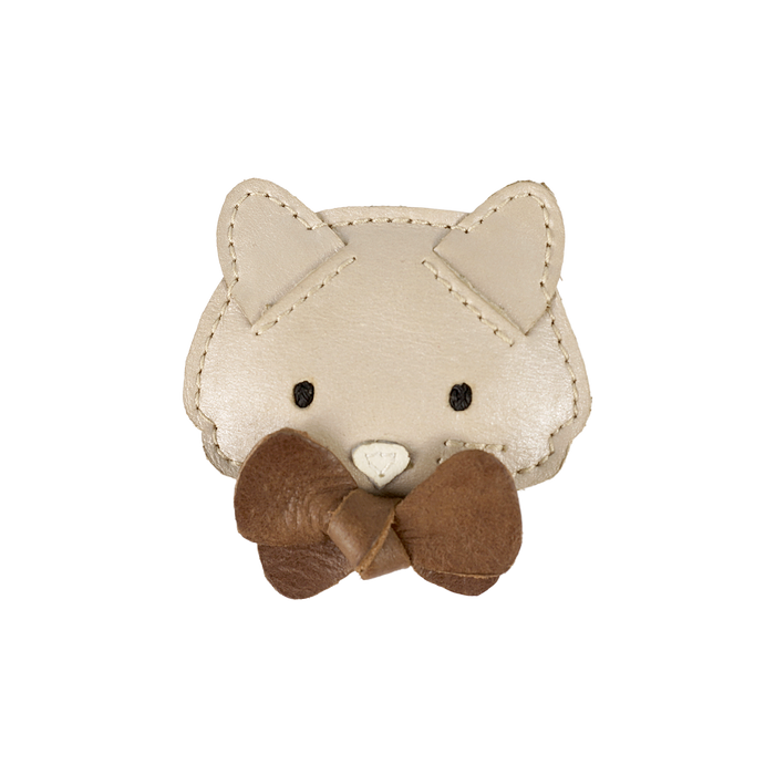 donsje Ceesie Clip | Cat | Powder Metallic Nubuck