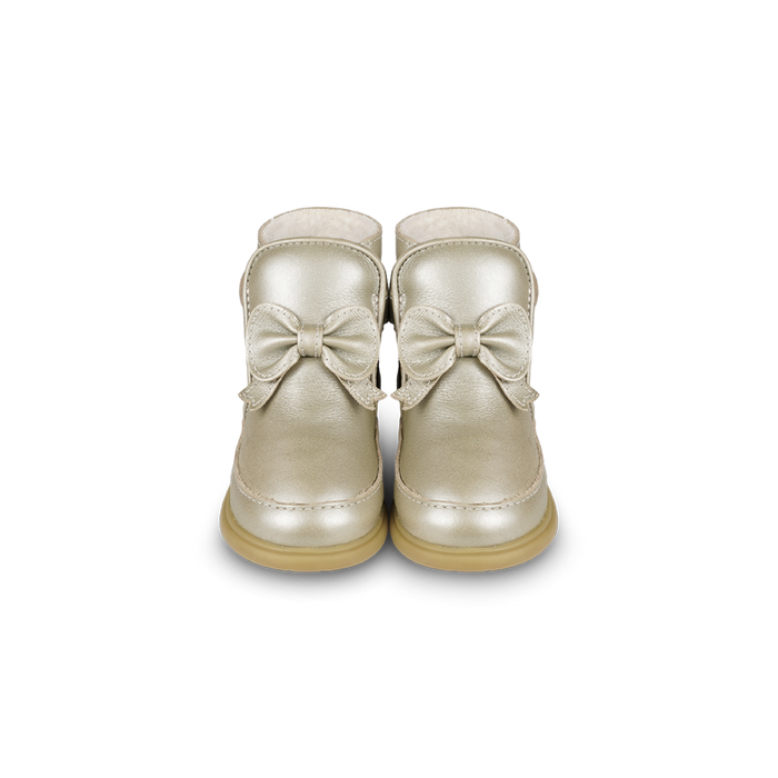 Donsje Cemilla Shoes | Champagne Metallic Leather