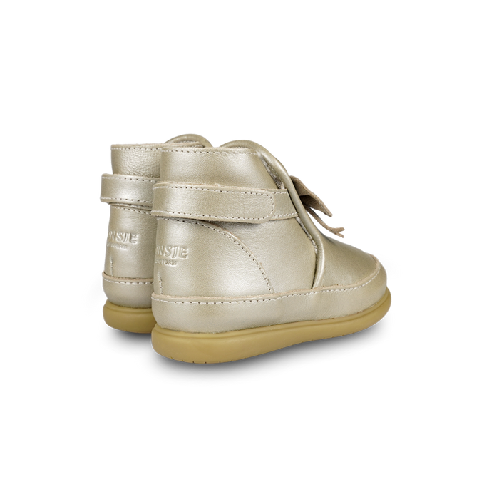 Donsje Cemilla Shoes | Champagne Metallic Leather