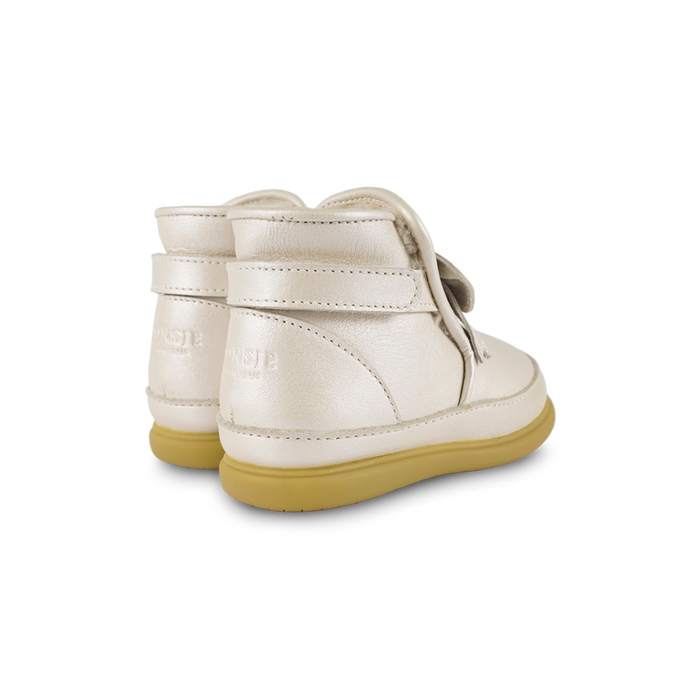 Donsje Cemilla Shoes | Off White Metallic Leather