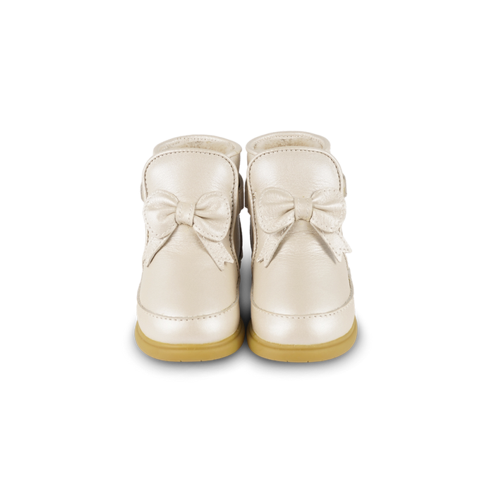 Donsje Cemilla Shoes | Off White Metallic Leather