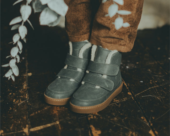 Donsje Clenn Boots | Petrol Leather