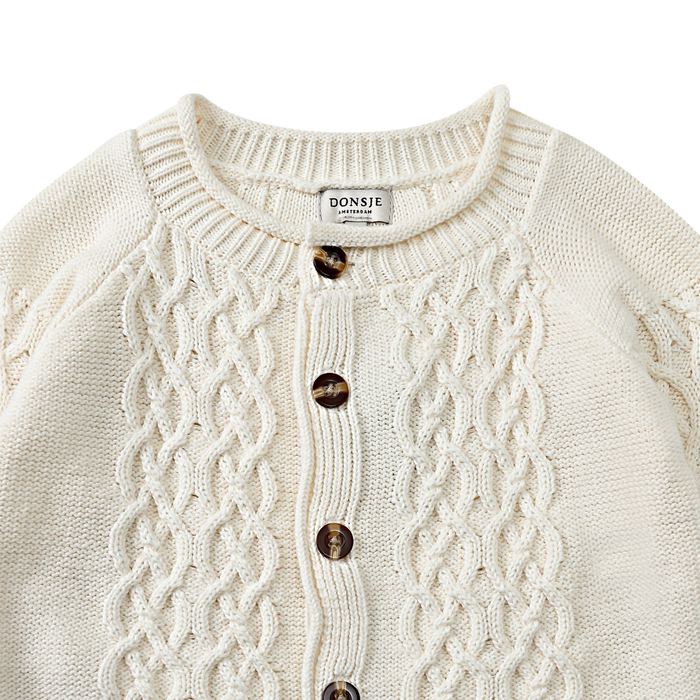 Donsje Cleo Cardigan | Off White