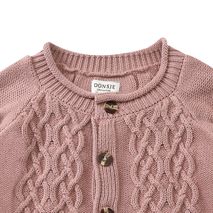 Donsje Cleo Cardigan | Rose Dawn