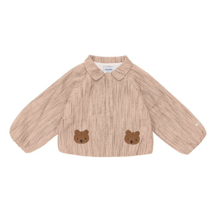 Donsje Corneel Jacket | Bear | Rust - White Striped