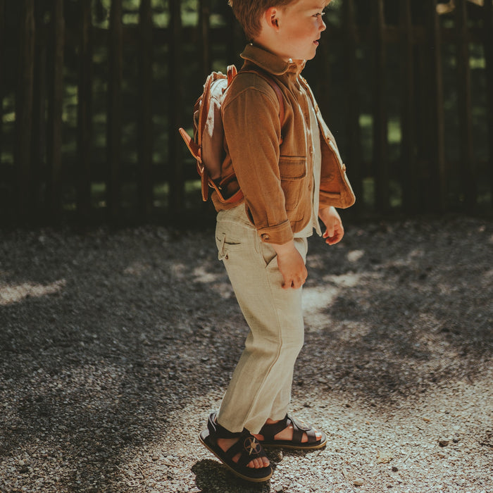 Donsje Dado Trousers | Warm White Melange