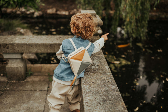 Donsje Danai Backpack | Kite | Cream Leather