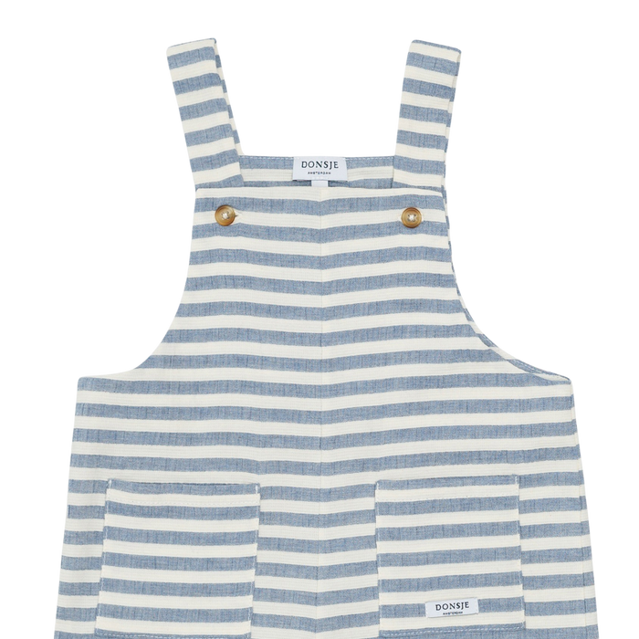 Donsje Dann Overalls | Sky Blue - White Striped